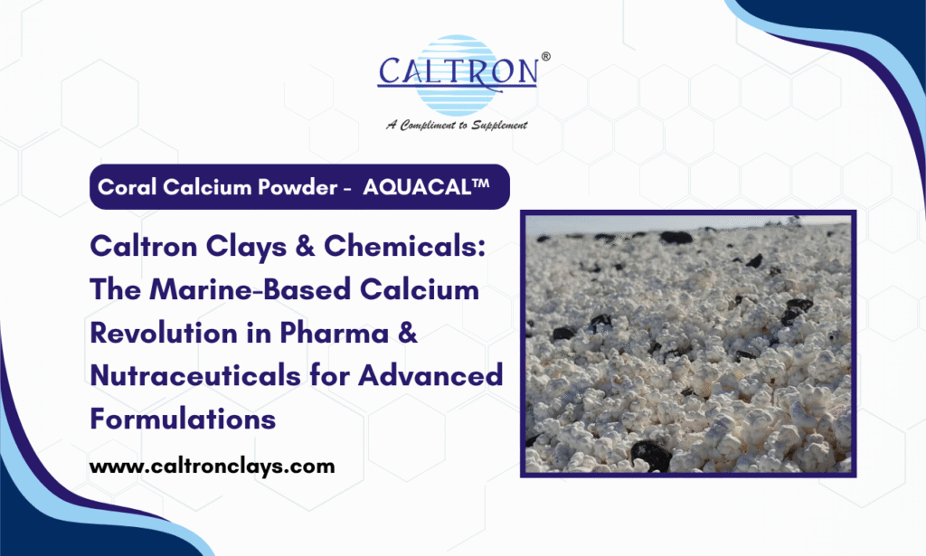 Coral Calcium Powder AQUACAL™ by Caltron Clays & Chemicals: Coral calcium powder manufacturer in India