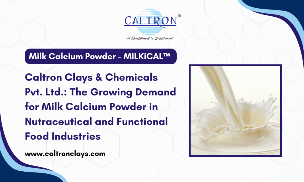 Caltron Clays & Chemicals: Milk Calcuim Powder manufacturer and supplier in India