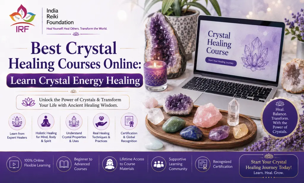 Best Online Crystal Healing Certification Course- india reiki foundation