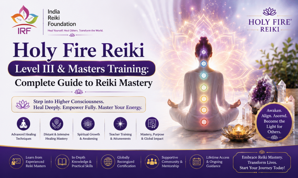 Holy Fire Reiki Level 3 & Masters Training- india reiki foundation