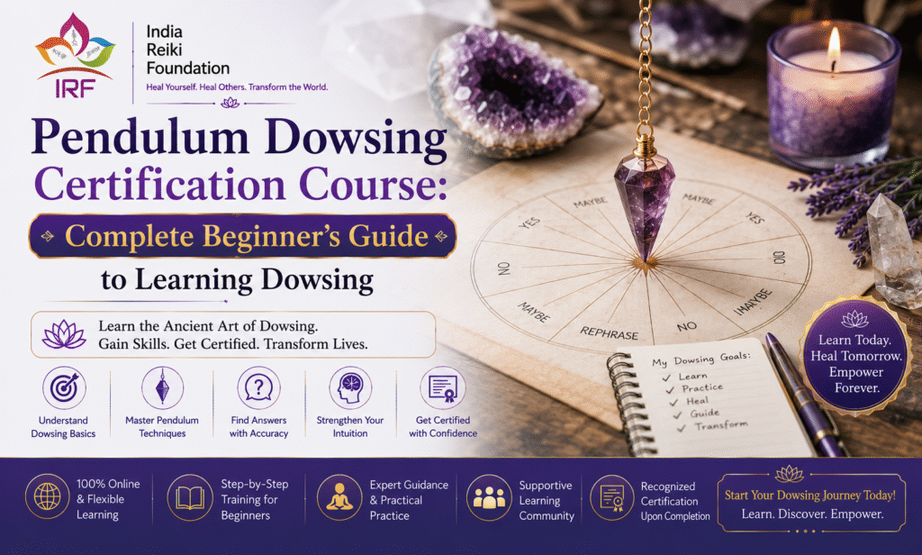 Pendulum Dowsing Certification Course- india reiki foundation
