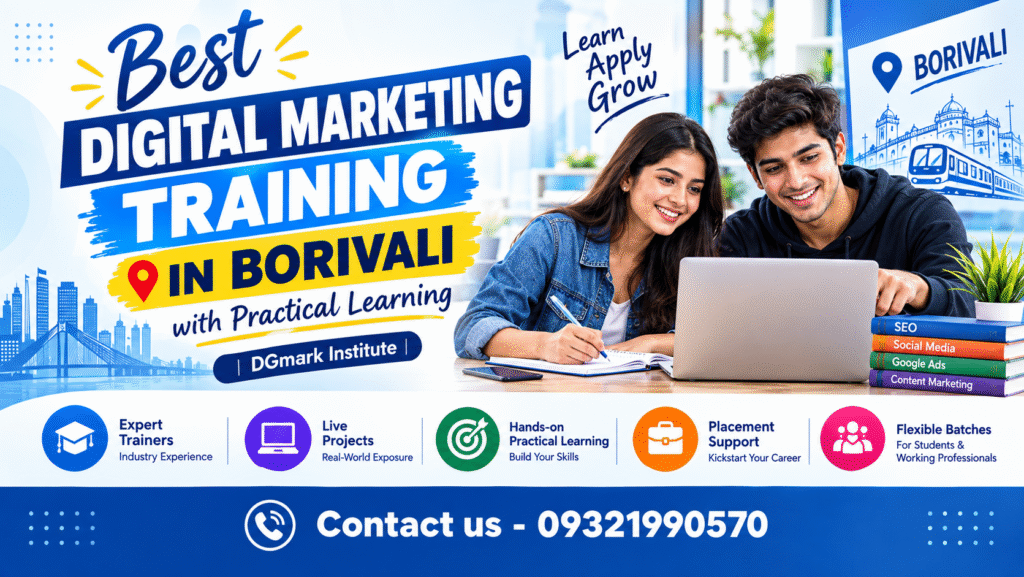 Best Digital Marketing Training in Borivali-DGmark Institute
