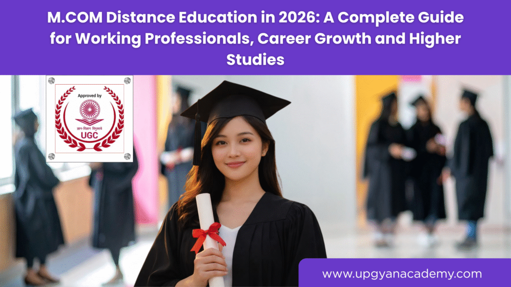 M.Com in One Year for Working Professionals- Upgyan Academy