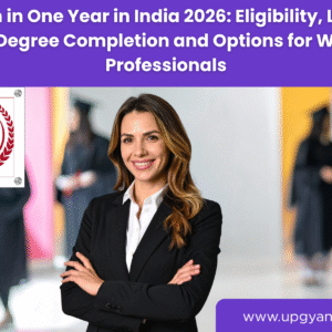 B.Tech in One Year in India-Upgyan Academy